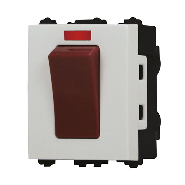 مفتاح سخان ثنائي كون نايس 20امبيرK-220 احمر